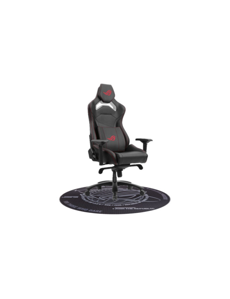 Asus ROG Chariot Core Gaming Chair  Steel Frame  PU Leather  Memory-Foam Lumbar  4D Armrests  145° Recline *FREE ROG Cosmic Polyester Floor Mat*