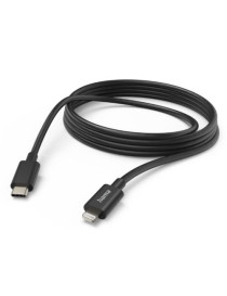 Hama Charging/Data USB-C to Lightning Cable  480Mbps  3  Metre  Black