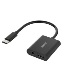 Hama USB Type-C Male to 3.5mm Jack Female & USB-C Female Adapter