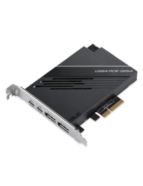 Asus USB4 PCIe Gen4 Expansion Card  Dual USB4 Type-C  DisplayPort 1.4  PCIe 4.0 x4 interface