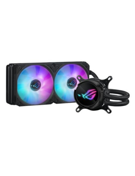 Asus ROG STRIX LC III 240 ARGB Liquid CPU Cooler  240mm  7th Gen v2 Asetek Pump  ARGB Fans  Rotatable Water Block