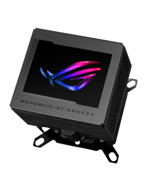 Asus ROG Ryujin III WB CPU Water Block  Full-Colour 3.5“ LCD Customisable Screen  Embedded VRM Fan  Black