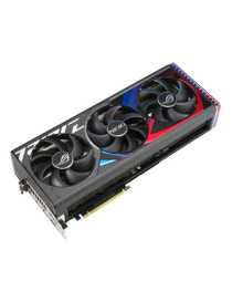 Asus ROG STRIX RTX4080 SUPER OC  PCIe4  16GB DDR6X  2 HDMI  3 DP  2670MHz Clock  RGB Lighting  Overclocked