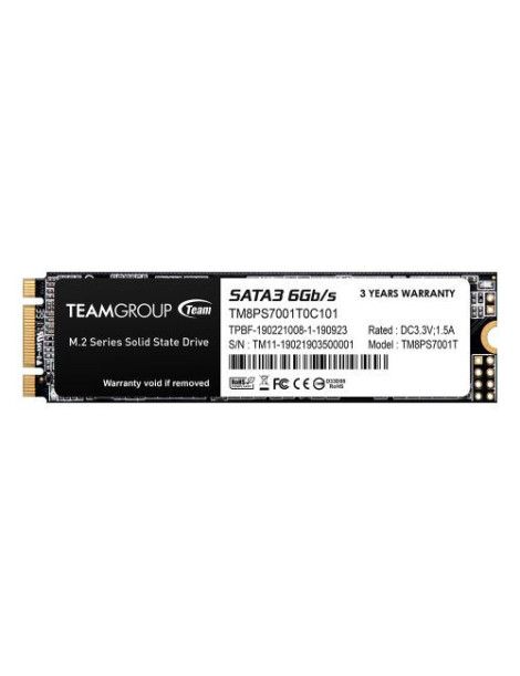 Team 1TB MS30 M.2 SATA SSD  M.2 2280  SATA3  R/W 530/480 MB/s