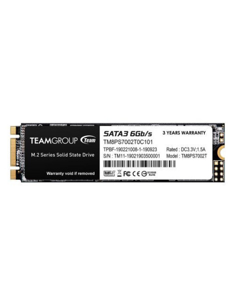 Team 2TB MS30 M.2 SATA SSD  M.2 2280  SATA3  R/W 550/500 MB/s