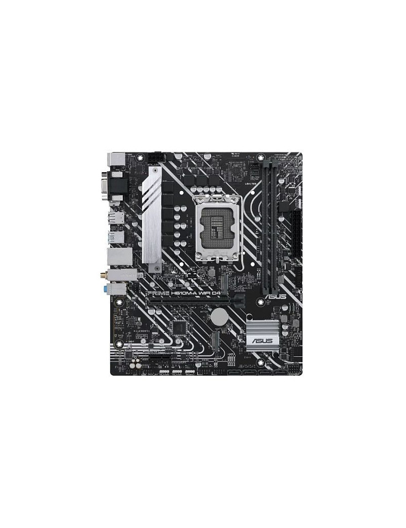 Asus PRIME H610M-A WIFI D4  Intel H610  1700  Micro ATX  2 DDR4  VGA  HDMI  DP  Wi-Fi  PCIe4  2x M.2