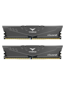 Team T-Force Vulcan Z 16GB Kit (2 x 8GB)  DDR4  3200MHz (PC4-25600)  CL16  XMP 2.0  DIMM Memory  Grey