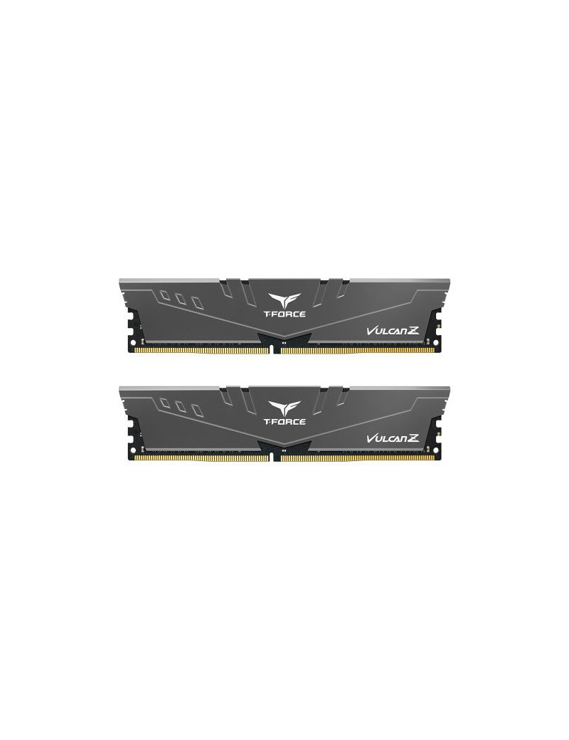 Team T-Force Vulcan Z 16GB Kit (2 x 8GB)  DDR4  3200MHz (PC4-25600)  CL16  XMP 2.0  DIMM Memory  Grey