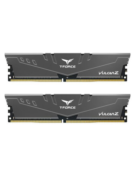 Team T-Force Vulcan Z 16GB Kit (2 x 8GB)  DDR4  3200MHz (PC4-25600)  CL16  XMP 2.0  DIMM Memory  Grey