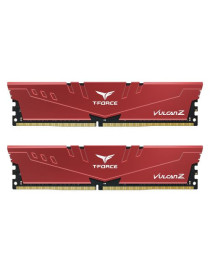 Team T-Force Vulcan Z 16GB Kit (2 x 8GB)  DDR4  3200MHz (PC4-25600)  CL16  XMP 2.0  DIMM Memory  Red