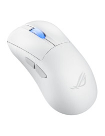 Asus ROG Keris II Ace Wireless Lightweight Gaming Mouse  Wired/Wireless/Btooth  AimPoint Pro Sensor  Polling Rate Booster  42000 DPI  RGB  White