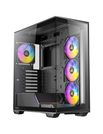 ANTEC Constellation C3 Black ARGB Case  270' Full-View Tempered Glass  Dual Chamber  Tool-Free Design  4 x ARGB PWM Fns With Built-In Fan Controller  ATX  Micro-ATX  ITX