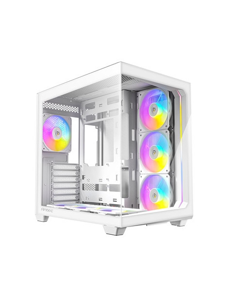 ANTEC Constellation C5 White ARGB Case  270' Full-View Tempered Glass  Dual Chamber  Support Back-Connect Motherboards  7 x ARGB PWM Fans With Built-In Fan Controller  ATX  Micro-ATX  ITX