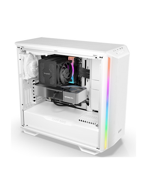 be quiet! Dark Base 701 Full Tower Gaming PC Case  White  3 x Silent Wings 4 Fans  ARGB with Controller