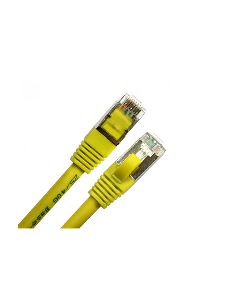 2m CAT8.1 LSZH S/FTP 26AWG Networking Cable  Yellow