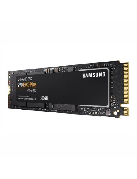 Samsung 500GB 970 EVO PLUS M.2 NVMe SSD  M.2 2280  PCIe  V-NAND  R/W 3500/3200 MB/s  480K/550K IOPS