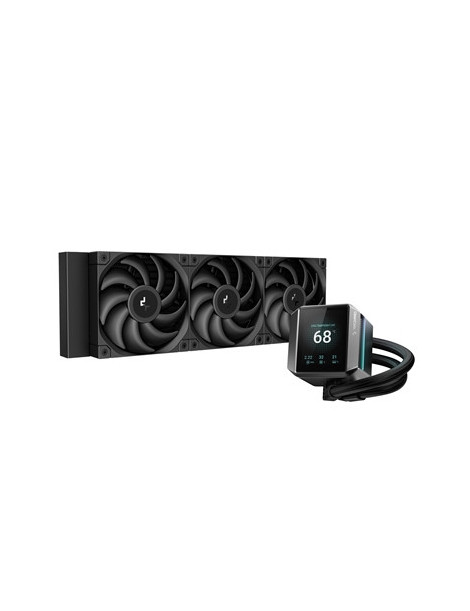 DeepCool Mystique 360 CPU Cooler  Personalized Cooling with 2.8“ TFT LCD Screen and Enhanced Pump Performance  5 year warranty