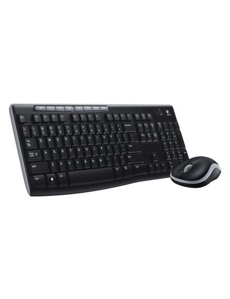 Logitech MK270 Wireless Keyboard and Mouse Desktop Kit  USB  Spill Resistant