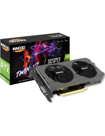 Inno3D NVIDIA GeForce RTX 3050 6GB TWIN X2 Graphics Card  6GB GDDR6  2304 CUDA Cores  1470 MHz Boost Clock  Dual Fan  1x DVI-D / 1x DisplayPort / 1x HDMI Port