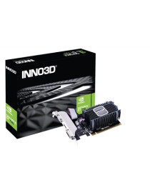 Inno3D NVIDIA GeForce GT 730 2GB SDDR3 LP Graphics Card  2GB SDDR3  384 CUDA Cores  902 MHz Base Clock  Passive Cooling  1x DVI-D / 1x HDMI Port / 1x VGA