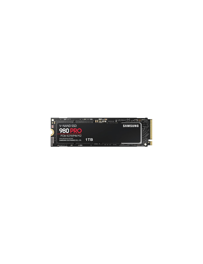 Samsung 980 PRO (MZ-V8P1T0BW)1TB NVMe SSD  M.2 Interface  PCIe Gen4  2280  Read 7000MB/s  Write 6000MB/s  5 Year Warranty