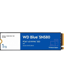 WD Blue SN580 (WDS100T3B0E) 1TB NVMe M.2 Interface  PCIe Gen4  2280  Read 4150MB/s  Write 4150MB/s  5 Year Warranty