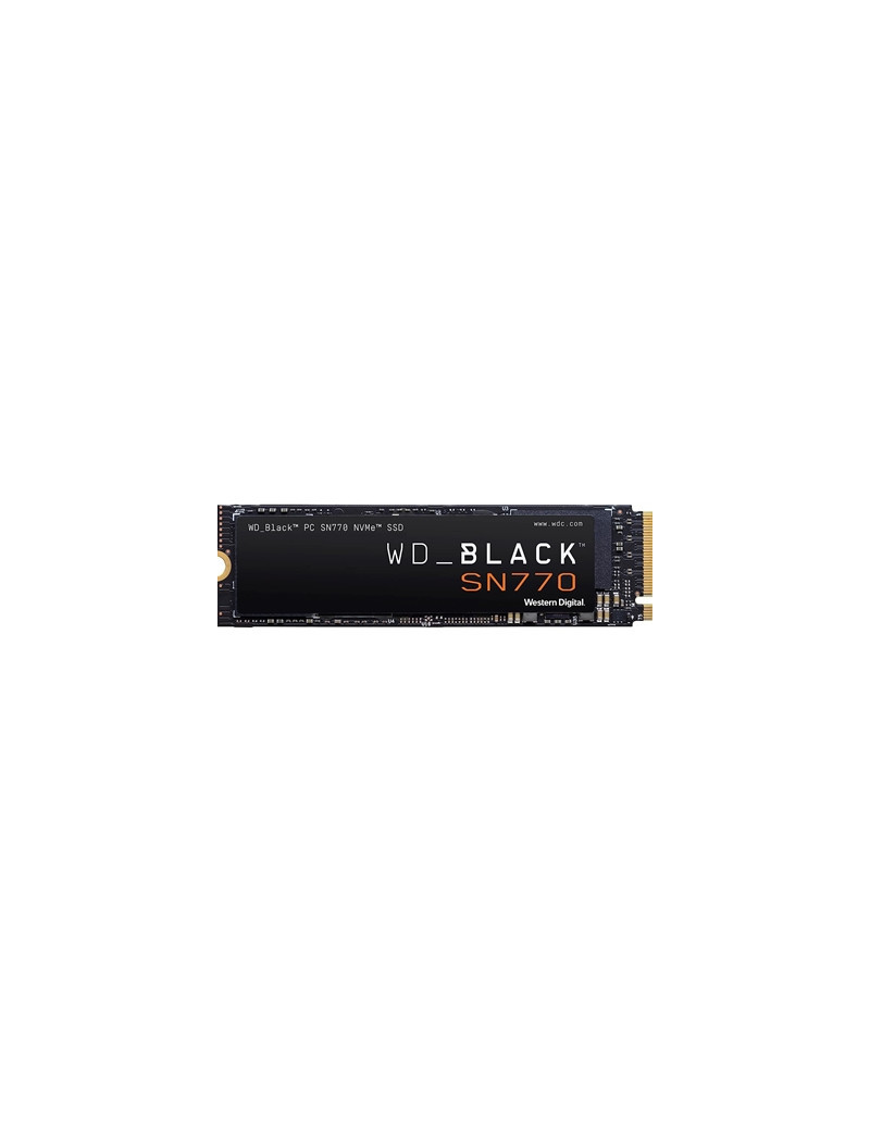 WD Black SN770 (WDS100T3X0E) 1TB NVMe SSD  M.2 Interface  PCIe Gen4  2280  Read 5150MB/s  Write 4900MB/s  5 Year Warranty